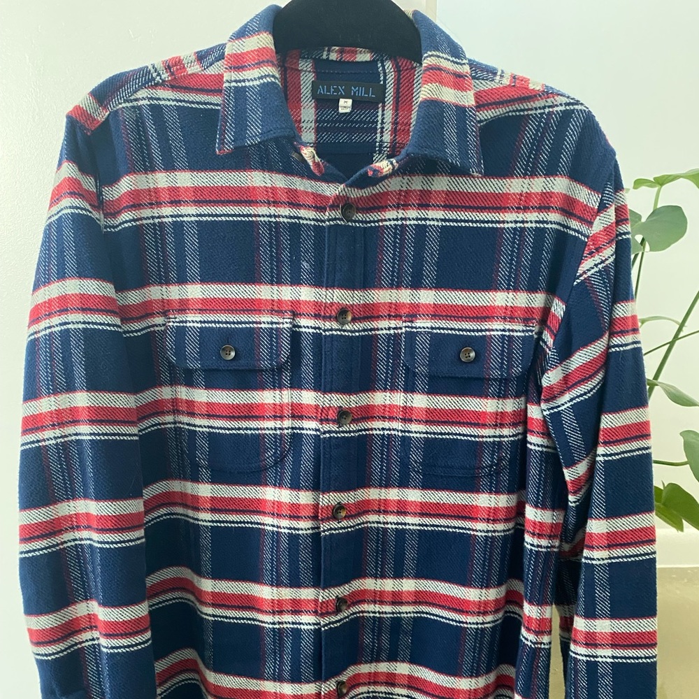 Alex Mill flannel button down size medium